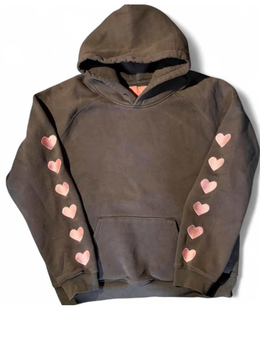Dandy Worldwide Embroidered Heart Hoodie Medium - Picture 3 of 5
